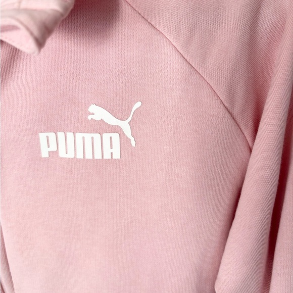 Puma Pink Quarter-Zip Sweatshirt LARGE - Picture 5 of 8